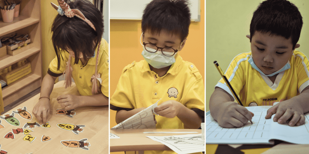 YelaoShr Preschool Malaysia 独立自主学习 —— 培养孩子学习的投入感与成就感